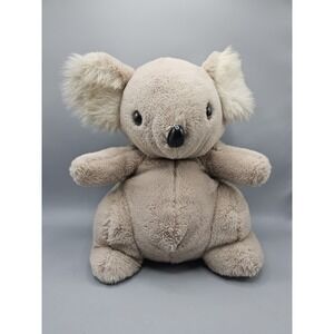 Vintage 70s DaeKor Koala Bear Pot‎ Belly Stuffed Animal Plush Beige Teddy 16"
